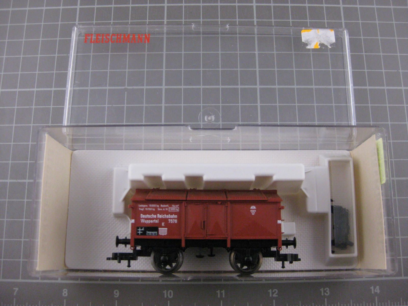 Fleischmann Modellini di ferrovie: Fleischmann 5213 DRG Klappdeckelwagen – Nuovo (secondo la descrizione) da Malters venduto da Marosko 4