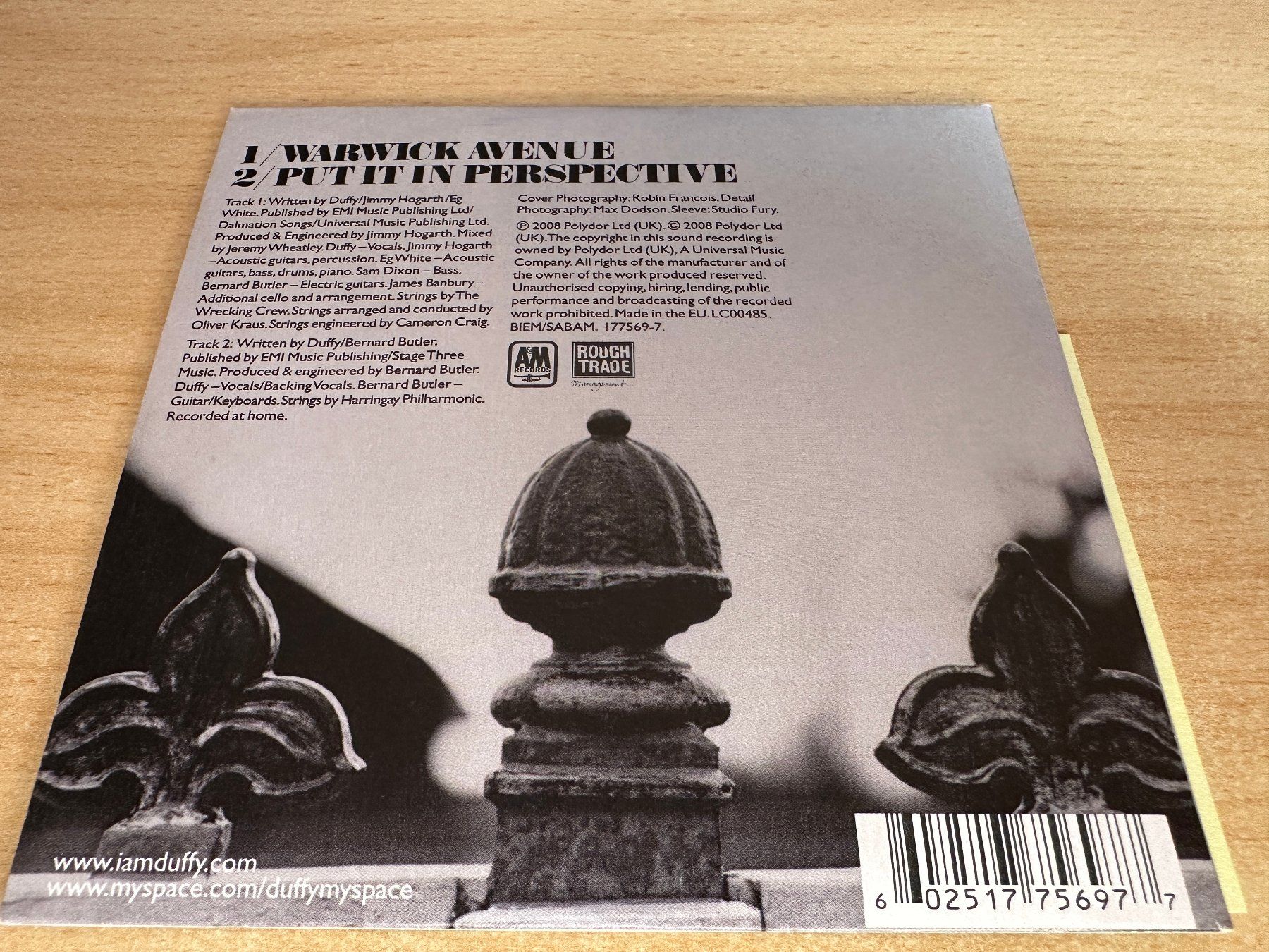 CDs: Duffy – Warwick Avenue - Single CD – Gebraucht aus Rikon im Tösstal von Alpenmutz 1