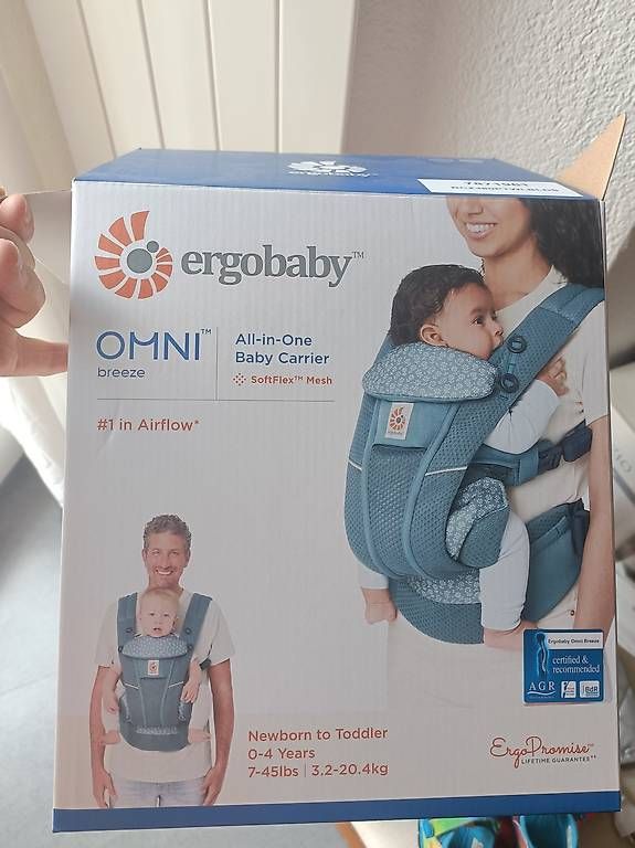 Ergo Baby Porte-bébés ventraux & dorsaux: Trage Ergobaby Omni Breeze blau – D'occasion à Langenthal par chliMo 1