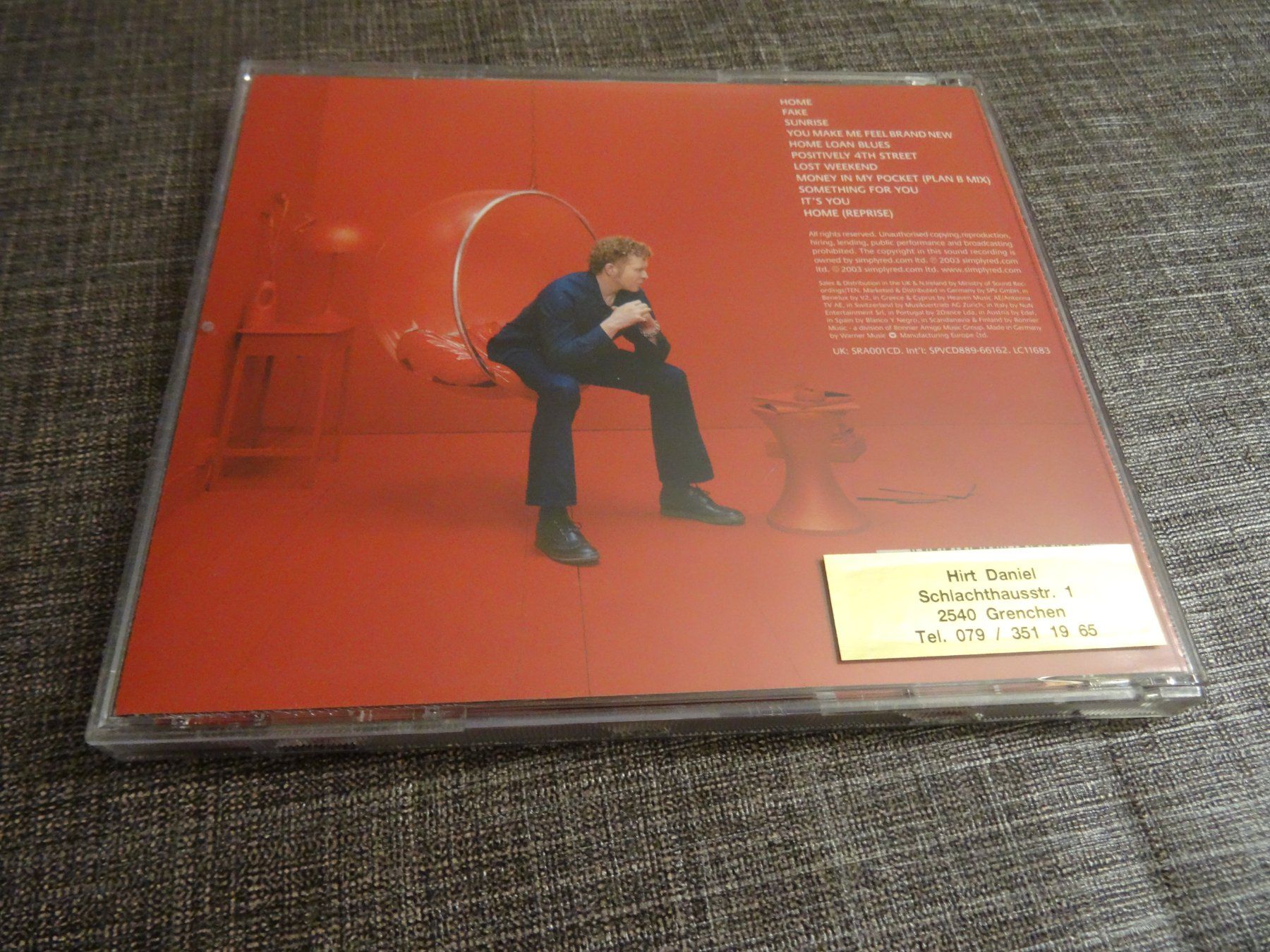 CD: Simply Red - Home CD – Usato da Olten venduto da Disc-Ausverkauf 1