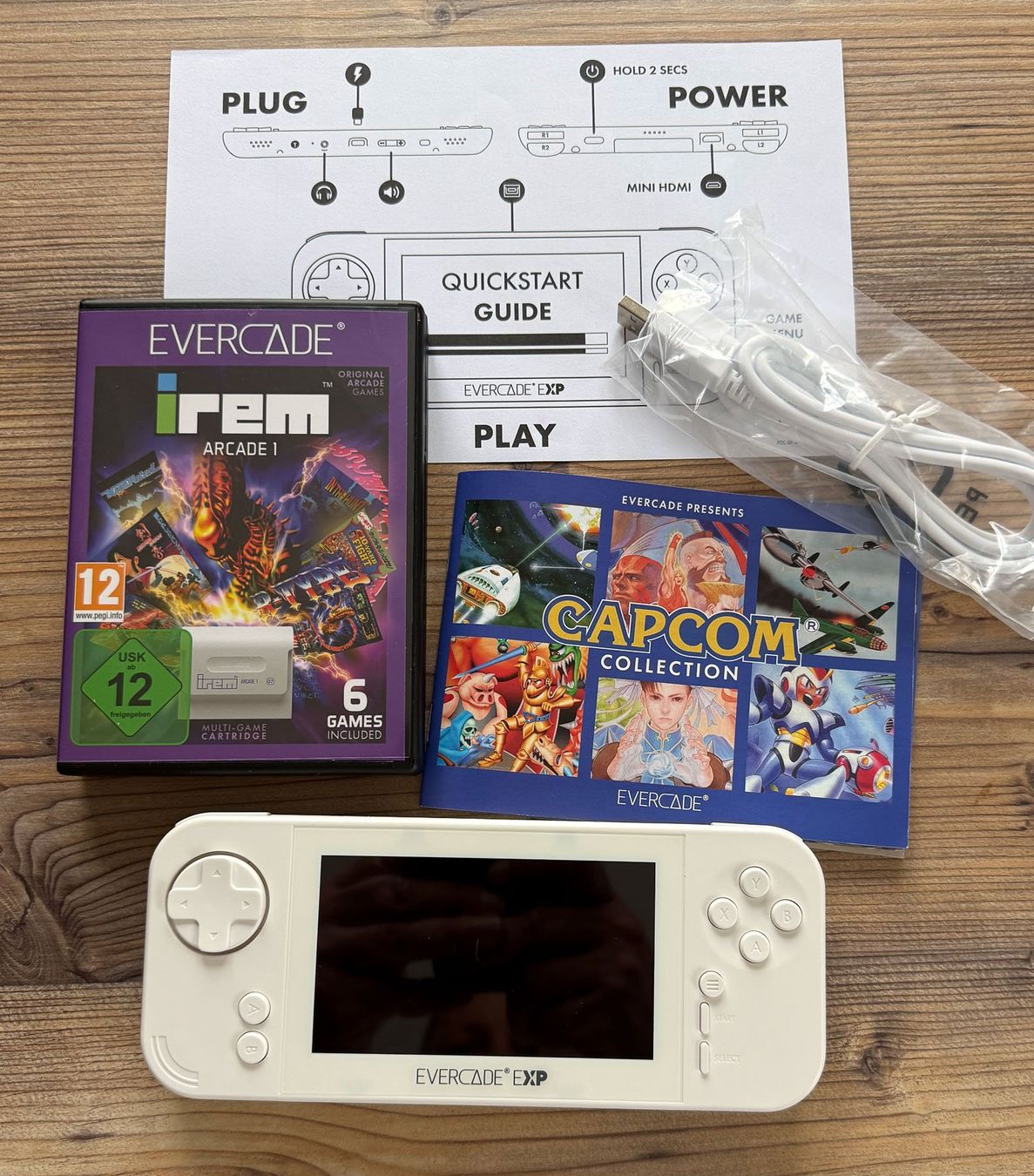 Evercade Console: Evercade EXP Capcom OVP + Transportbox + Irem Arcade 1 – Usato da Zürich venduto da Yamirodvd 4