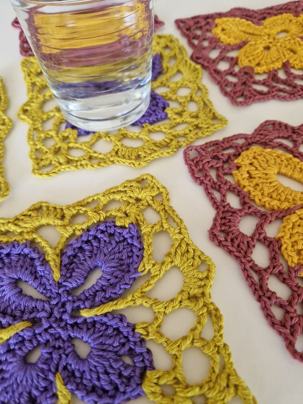 Tutte le decorazioni: 6 handgemachte Untersetzer Coaster Glas Butterfly Deko – Nuovo (secondo la descrizione) da Neuhausen am Rheinfall venduto da Alchimista 4