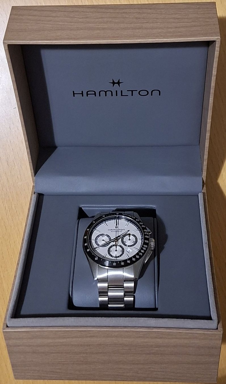 Hamilton Orologi: Automatik Chronograph Hamilton Jazzmaster Performer 42mm – Nuovo (secondo la descrizione) da Thun venduto da draught 4