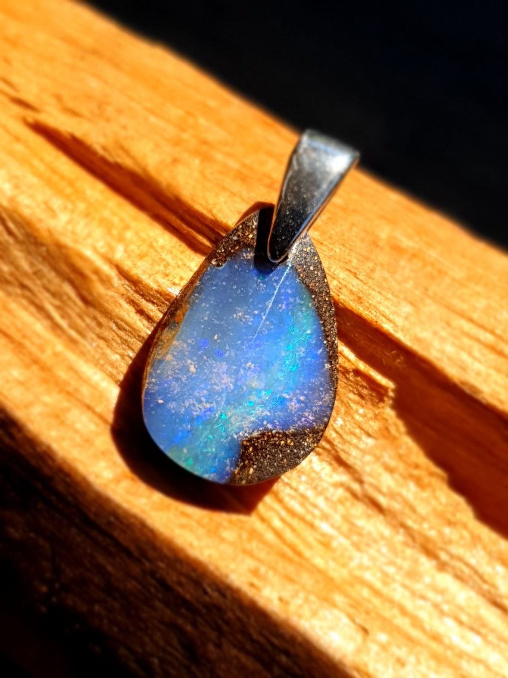 Ciondoli: Anhänger Boulder Opal. – Nuovo (secondo la descrizione) da Niederbüren venduto da Raphael014 2