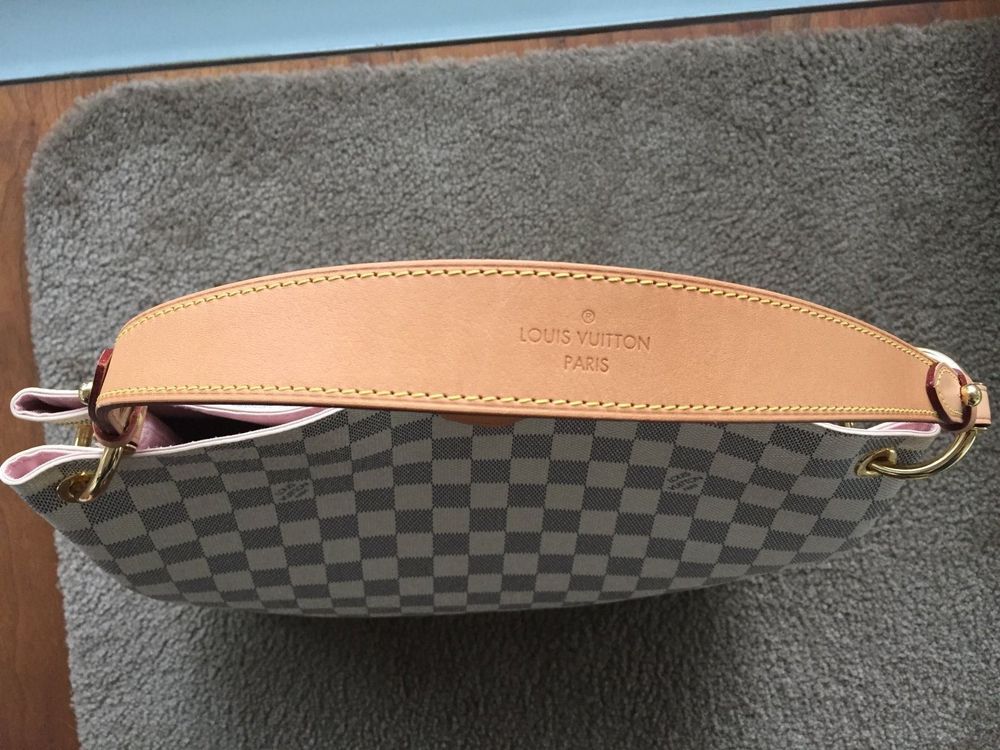 Louis Vuitton Damier Azur Graceful PM Rose Ballerine