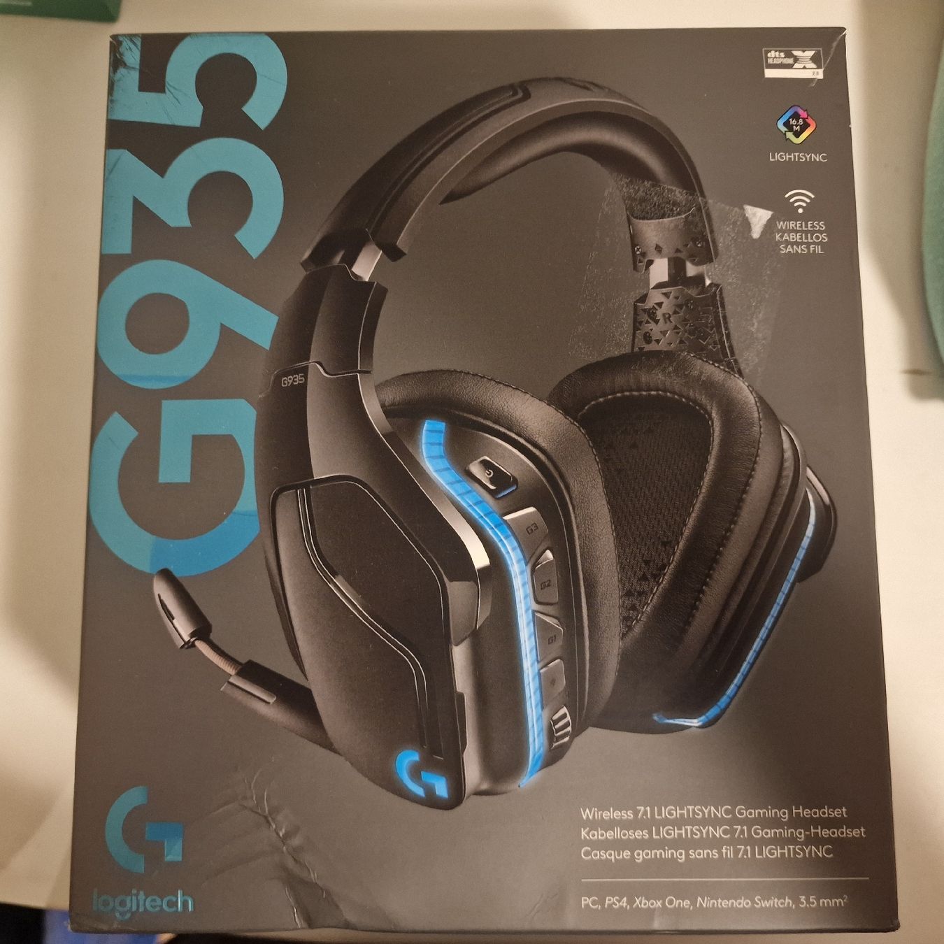 Logitech Kopfhörer: Logitech G935 Wireless 7.1 Gaming Headset New OVP – Neu und originalverpackt aus Muri AG von MrsRami