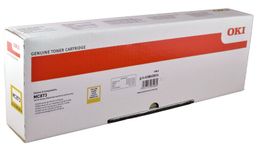 Original Oki MC873, Oki MC883 yellow Toner, 45862814