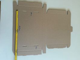 Versandschachtel braun 35x25x5 cm neuwertig, 1000 Stk.