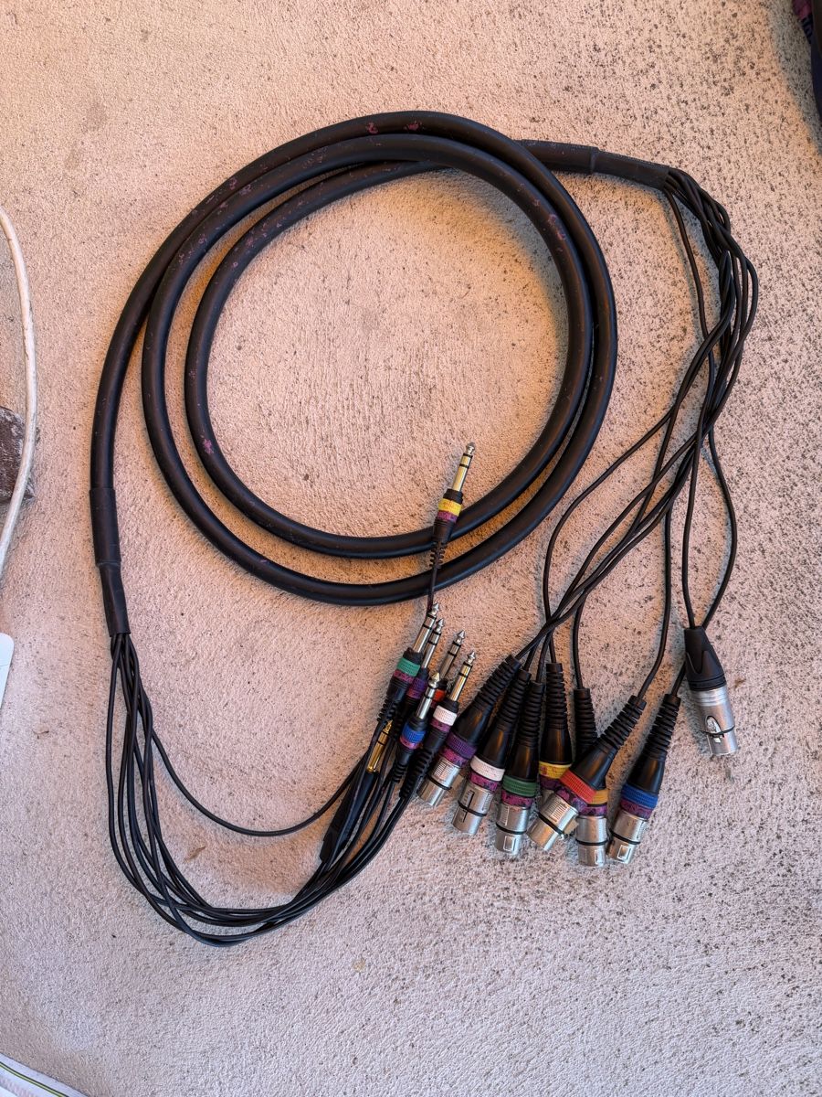 Cavi:  3 x Multicore kabel 2M  – Usato da Winterthur venduto da aadc80 3