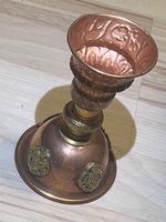Schöne Tibetische/Nepalische KUPFER-BUTTER-LAMPE „Dipa“