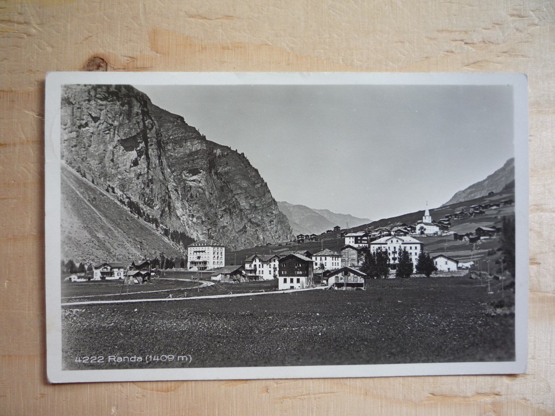Cartoline postali: Randa, 18.VII.29 – Usato da Rieden SG venduto da Brockehuesli