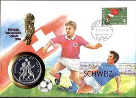 Silber-Numis, 999 Silber / 25.6 gr. Fussball-WM