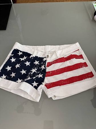 Shorts weiss america Gr. 38
