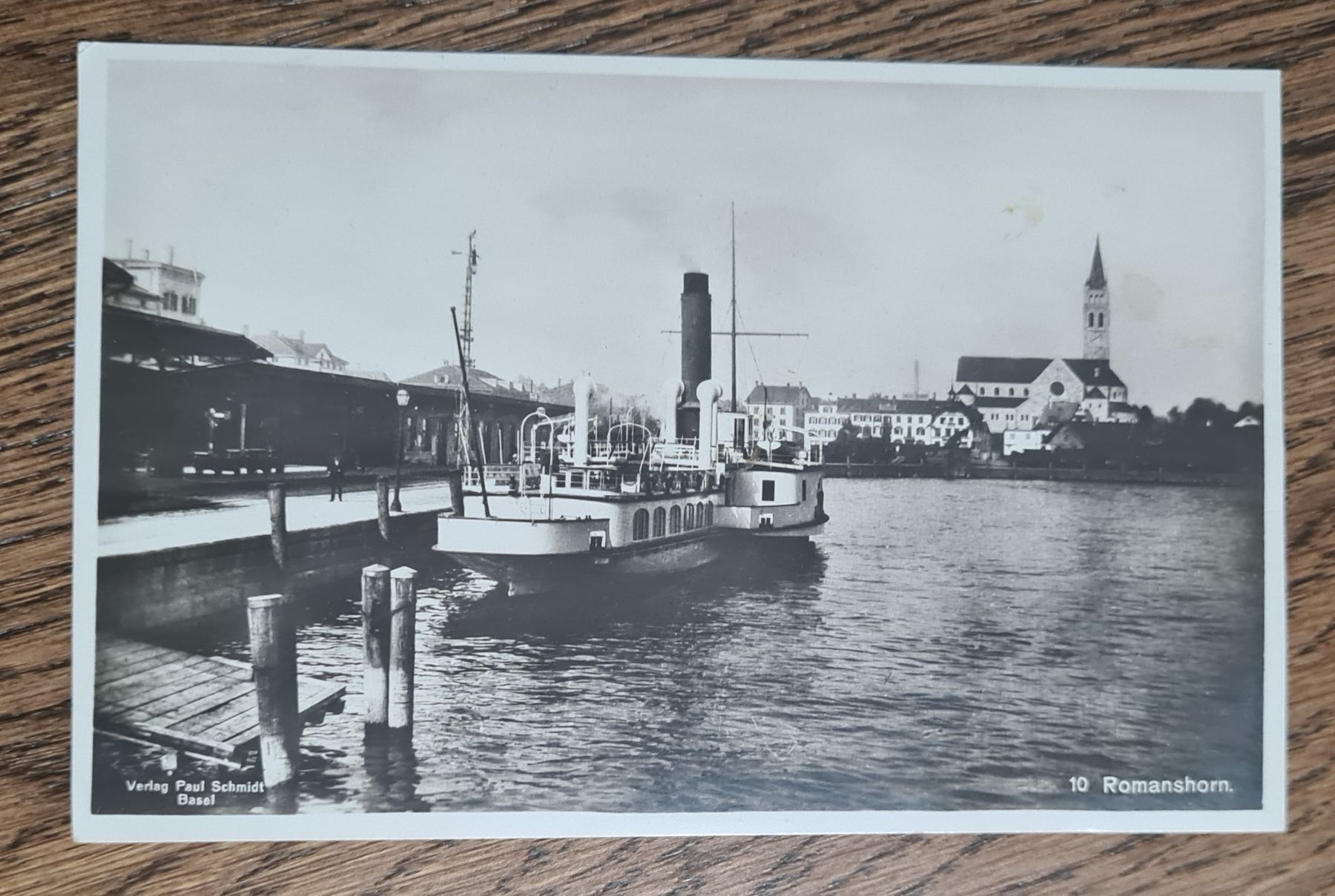Cartoline postali: Romanshorn 1929 – Usato da Ebikon venduto da Donar50