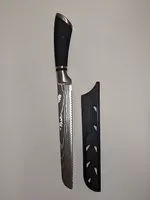 Brotmesser Damaststahl-Optik