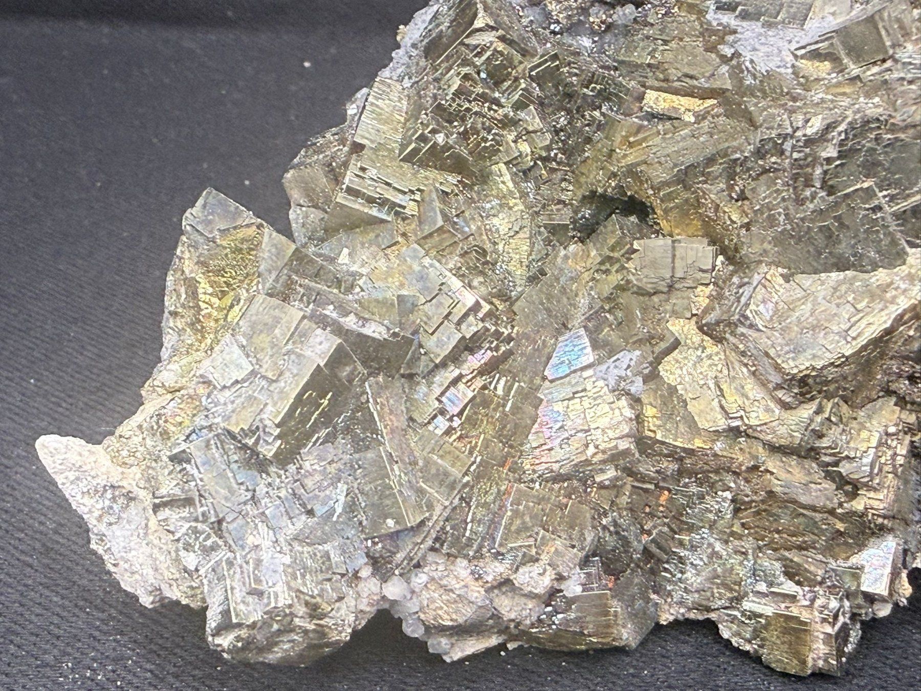 Mineralien & Heilsteine: Pyrit Matrix var. irisierend – Gebraucht aus Schinznach Bad von Demerald 3
