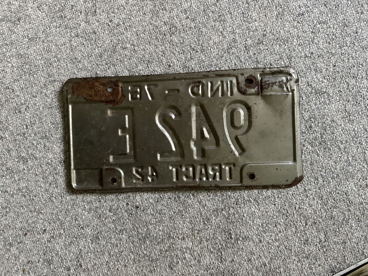 Insegne: Vintage Indiana Nummernschilder – Usato da zürich venduto da PatCat02 7