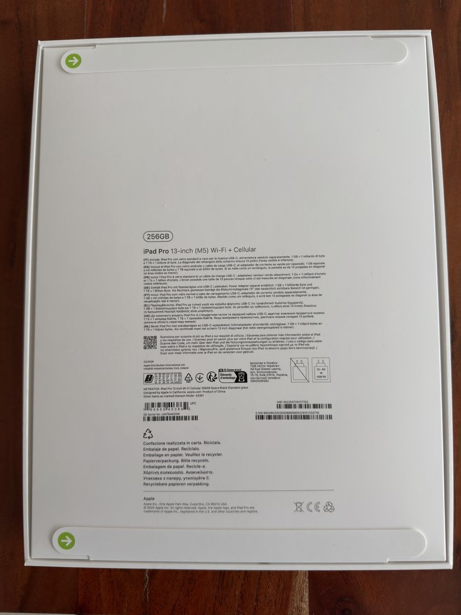 Apple Tablet PC: iPad 13 Pro M5 - Cellular - Black - NEU OVP – Nuovo e nell'imballaggio originale da Oberrüti venduto da Manu9113 2