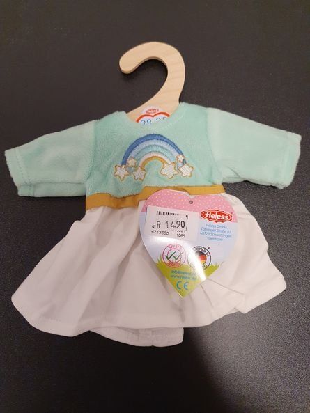 Bambole: Neu - Heless - Kleid Regenbogen Gr. 28-35cm – Nuovo e nell'imballaggio originale da Dagmersellen venduto da Jarsetz_Restposten