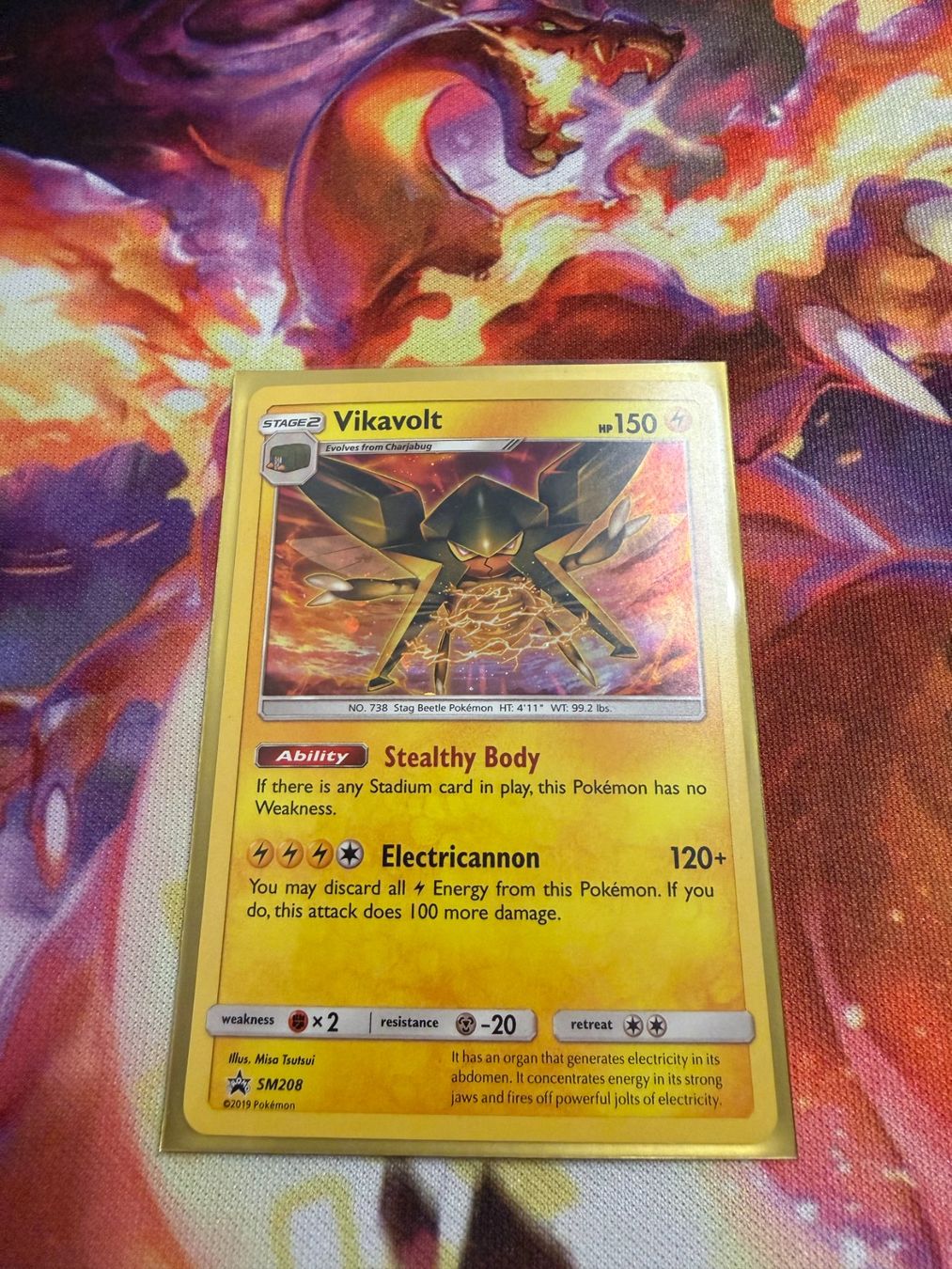 Pokémon Carte collezionabili: Vikavolt (SM 208) / Promo – Usato da Bülach venduto da CherryBlu