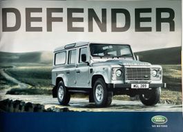 Land Rover Defender Td4 Prospekt und Booklet Preise/Technik