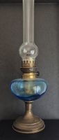 Petroleum-Lampe Antik blau