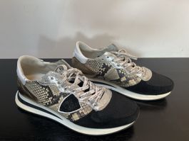 Philippe Model Sneaker Leder Schlangenoptik Gr 39 guter Zust