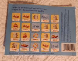 1 volle Sammelmarke Coop Splash SOFORTKAUF