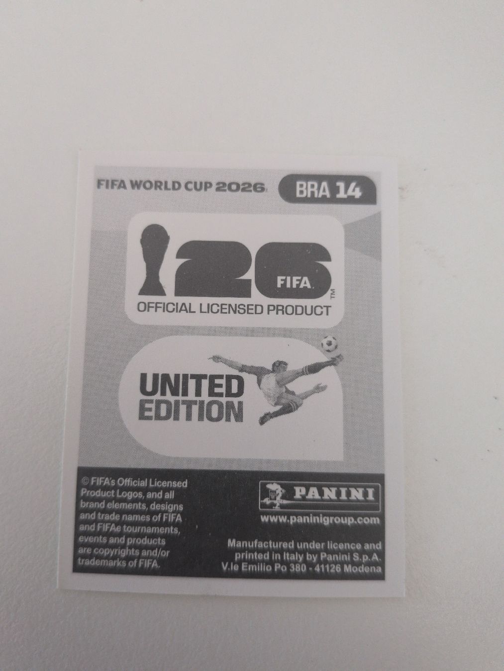 Panini Sammelbilder & Trading cards: BRA 14 – Gebraucht aus Wermatswil von oo8 1