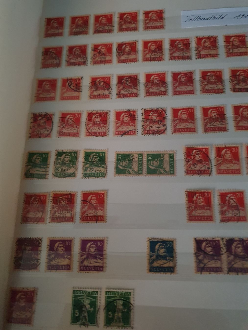 Alle Briefmarken: Album mit CH Marken – Gebraucht aus Belp von Liacheyenne