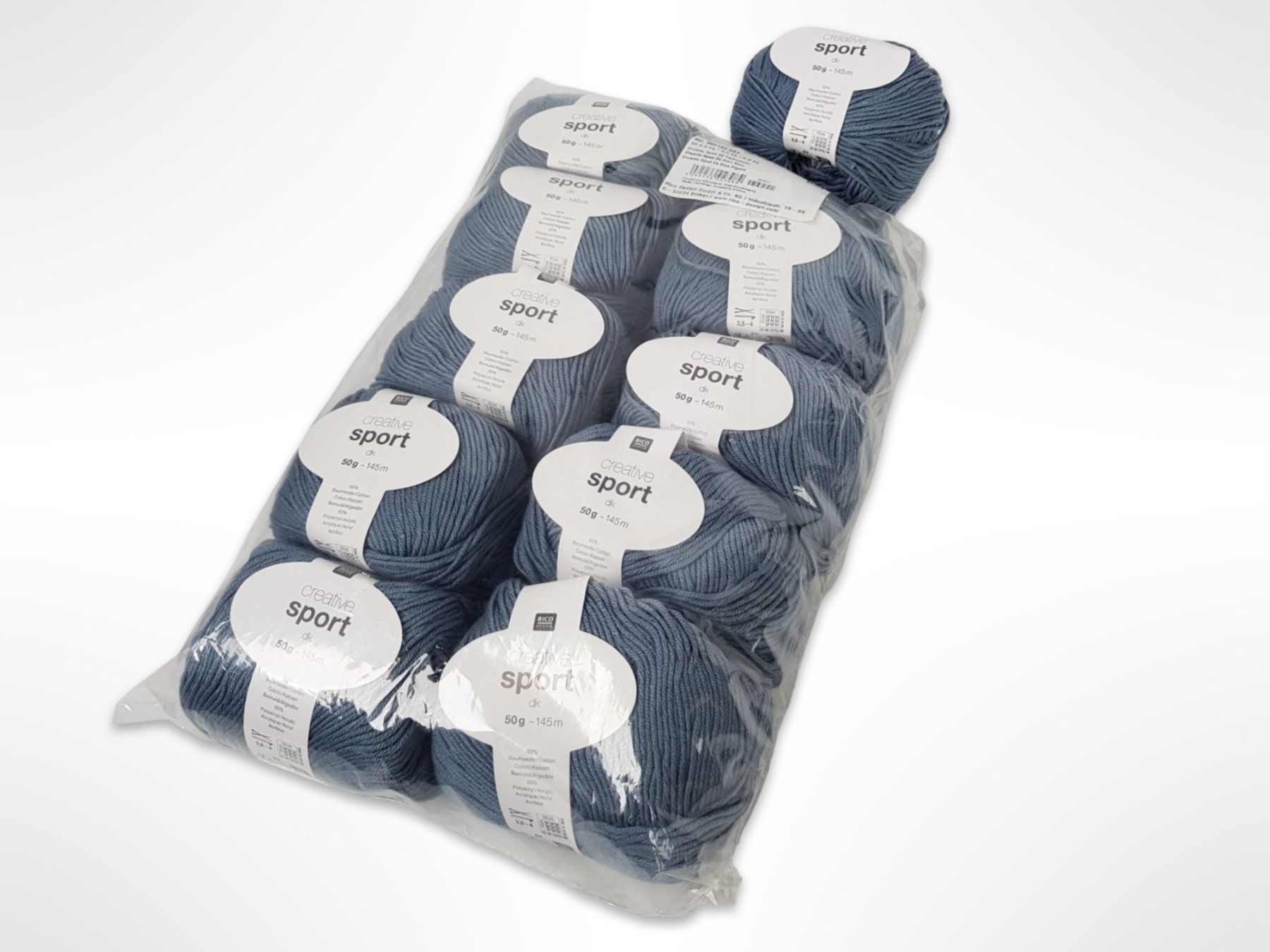 Lana: RICO DESIGN Wolle Taubenblau 10 Stk. – Nuovo (secondo la descrizione) da Suhr venduto da Restwert_Suhr