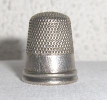 Fingerhut 800 Silber mit Punze