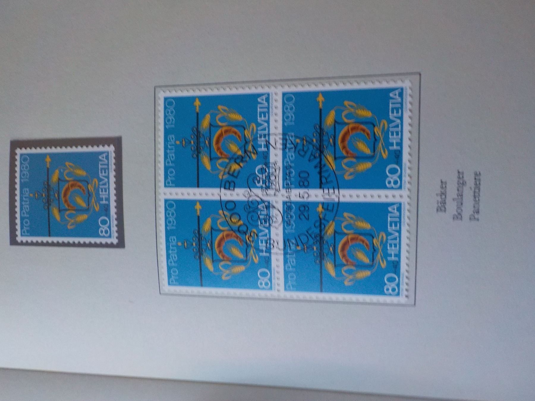 Alle Briefmarken: 1980, Pro Patria – Neu (gemäss Beschreibung) aus Muri b. Bern von Ricardoverkauf 3