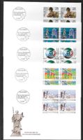 5 FDC 770 - 774 Serie Viererblöcke ET Bern 7.3.1989