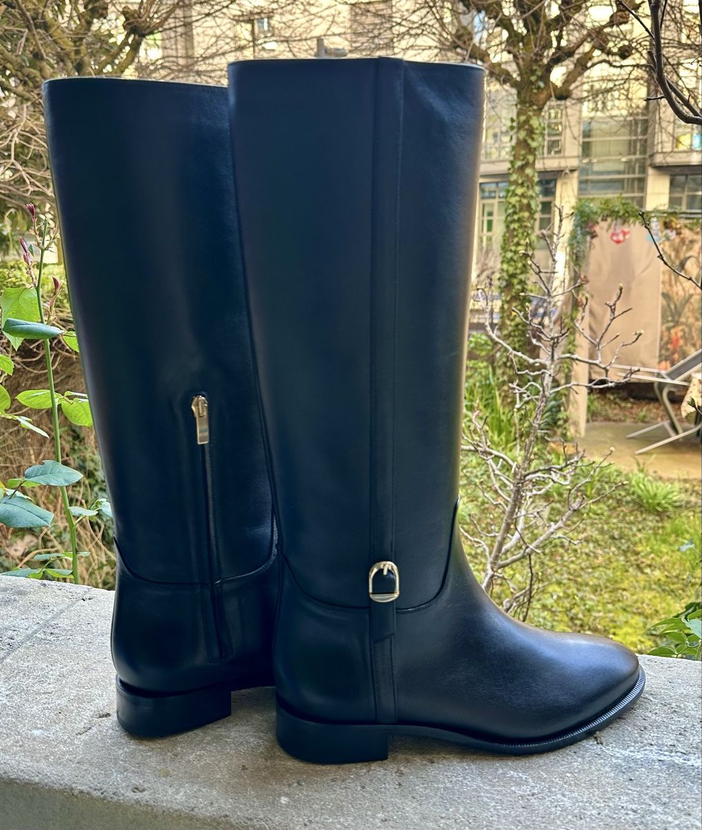 Globus Damenschuhe: Bottes cuir noires taille 40 Globus – Neu und originalverpackt aus Genève von MyPrivateDressing 1