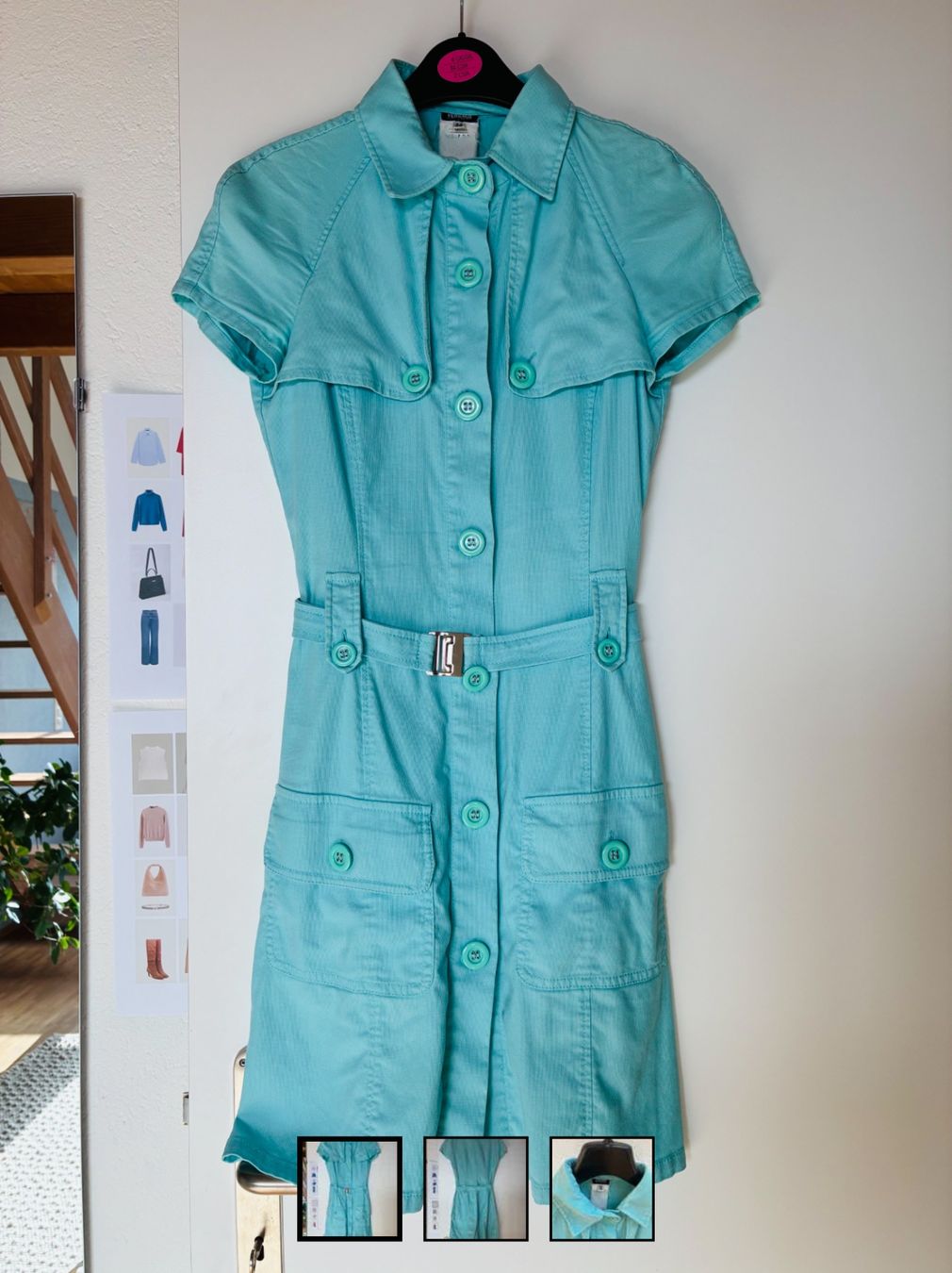 Versace Vestiti: VERSACE JEANS MINIKLEID MINT – Usato da Honau venduto da olya_i