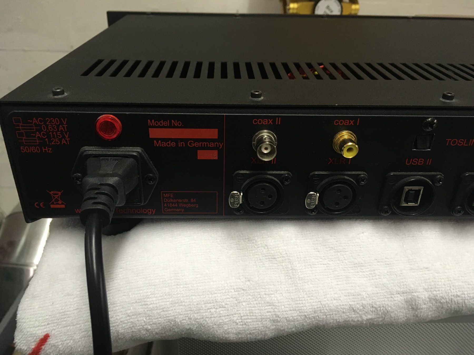 Convertitori: Dac Wandler MFE Precision Digital Tube Processor - High End – Usato da Blauen venduto da Jamajobos 6