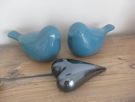 2 schöne Vögel und 1 Herz