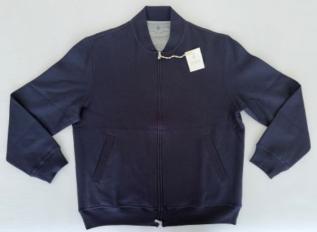Brunello Cucinelli Bomberjacke in Cobalt Blue