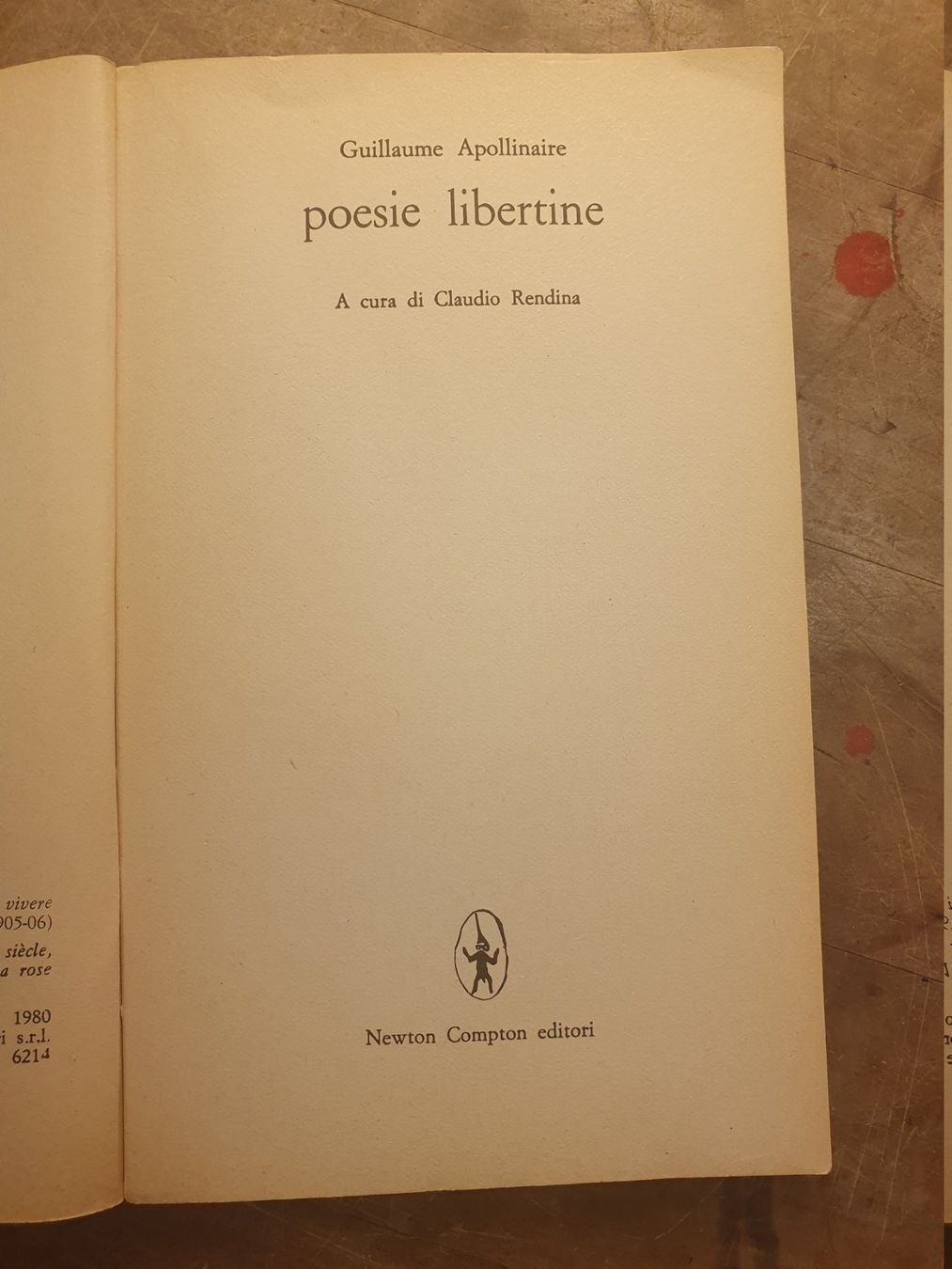 Libri: Poesie Libertine - Appolinaire – Usato da Zürich venduto da loosebone 3