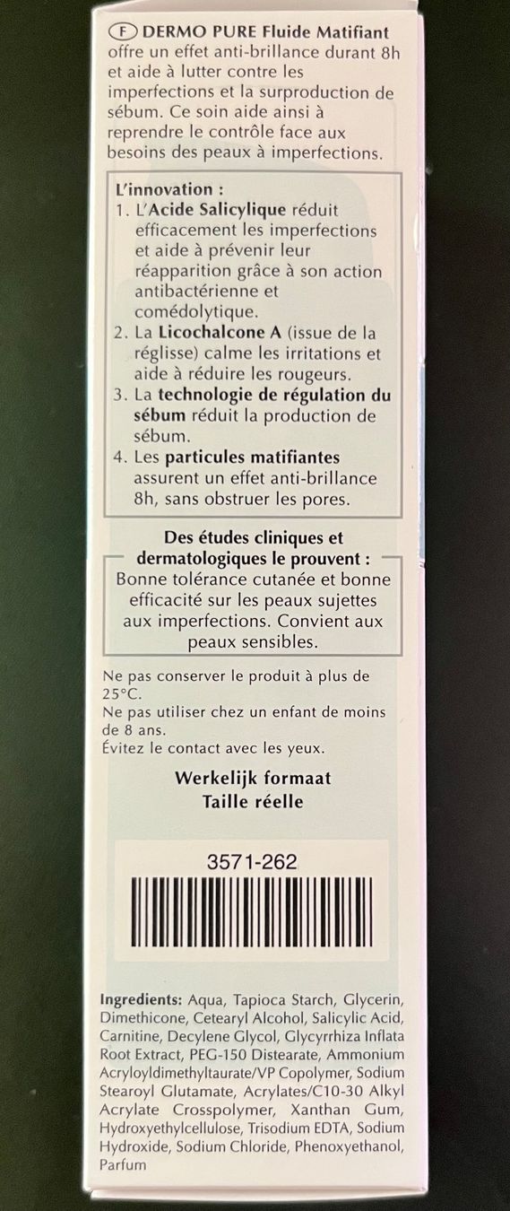 Cura del viso: EUCERIN Dermopure fluide matifiant – Nuovo (secondo la descrizione) da Lausanne venduto da micou47 3