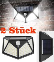 100 LED Solarleuchte mit Bewegungsmelder