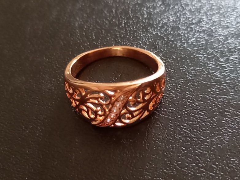 Ringe: Vergoldet Ring, Grösse 9 (59.5) – Gebraucht aus St-Prex von big_c6bb