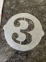 Decora Kuchen-Schablone Zahl 3
