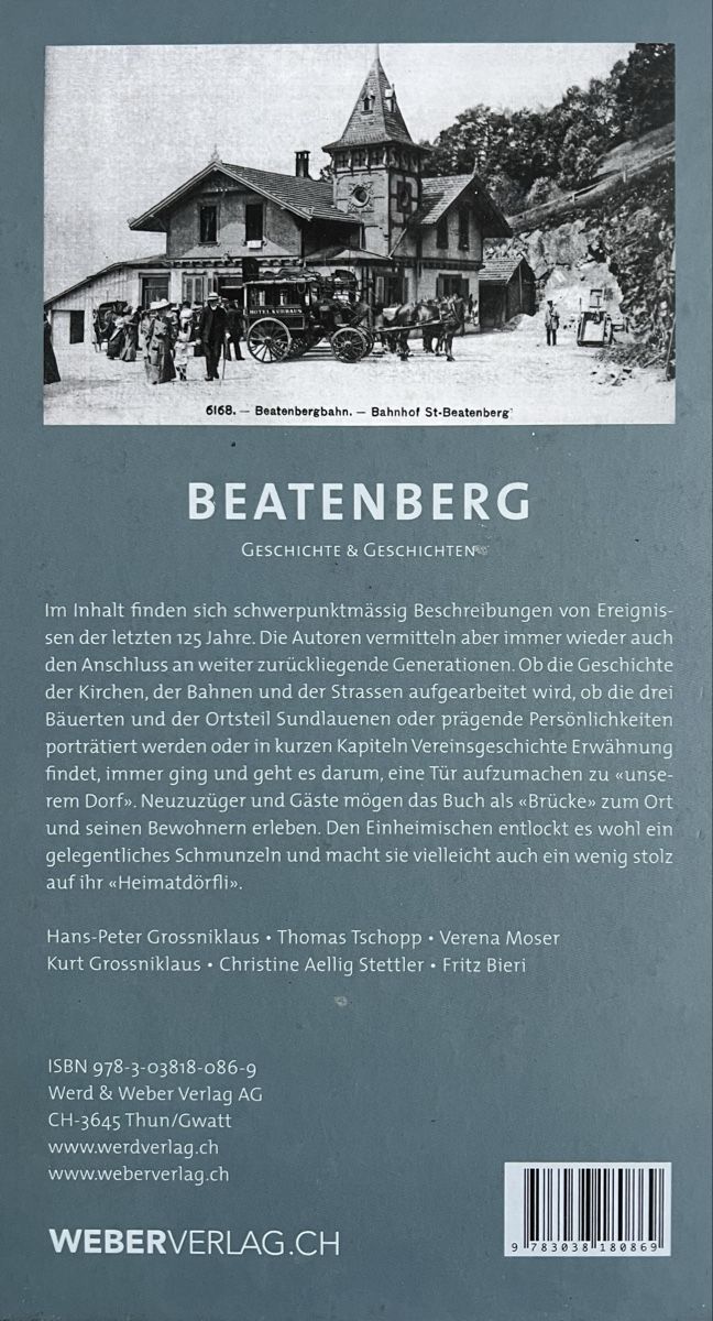 Libri: Beatenberg, Geschichte & Geschichten, Top Zustand! – Nuovo (secondo la descrizione) da Oberhofen Thun'see venduto da SwissTreasure 7