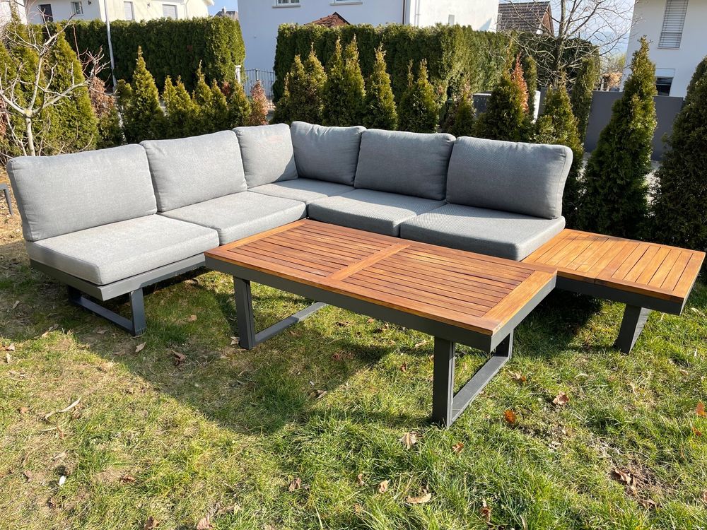 Gartenmöbel mit Höhenverstellbarer Tisch Lounge Kaufen auf Ricardo