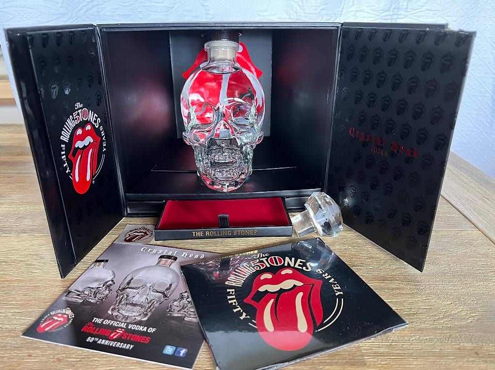 Bevande alcoliche: Vodka Crystal Head The Rolling Stones 50 ans – Nuovo e nell'imballaggio originale da Pensier venduto da motofan99