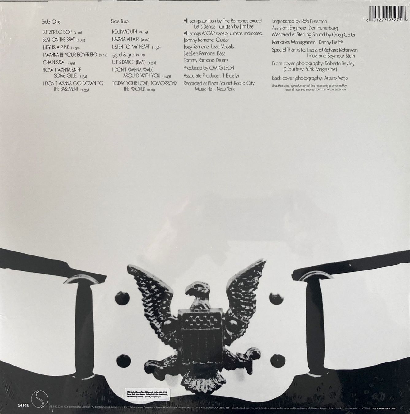 Schallplatten: RAMONES - RAMONES (1 LP) – Neu und originalverpackt aus Bottens von hotter-than-hell 1