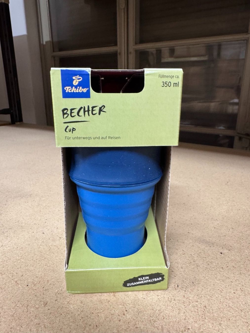 Tchibo Behälter & Ähnliches: Tchibo Faltbecher 350 ml – Neu und originalverpackt aus Emmenbrücke von Fabrikverkauf