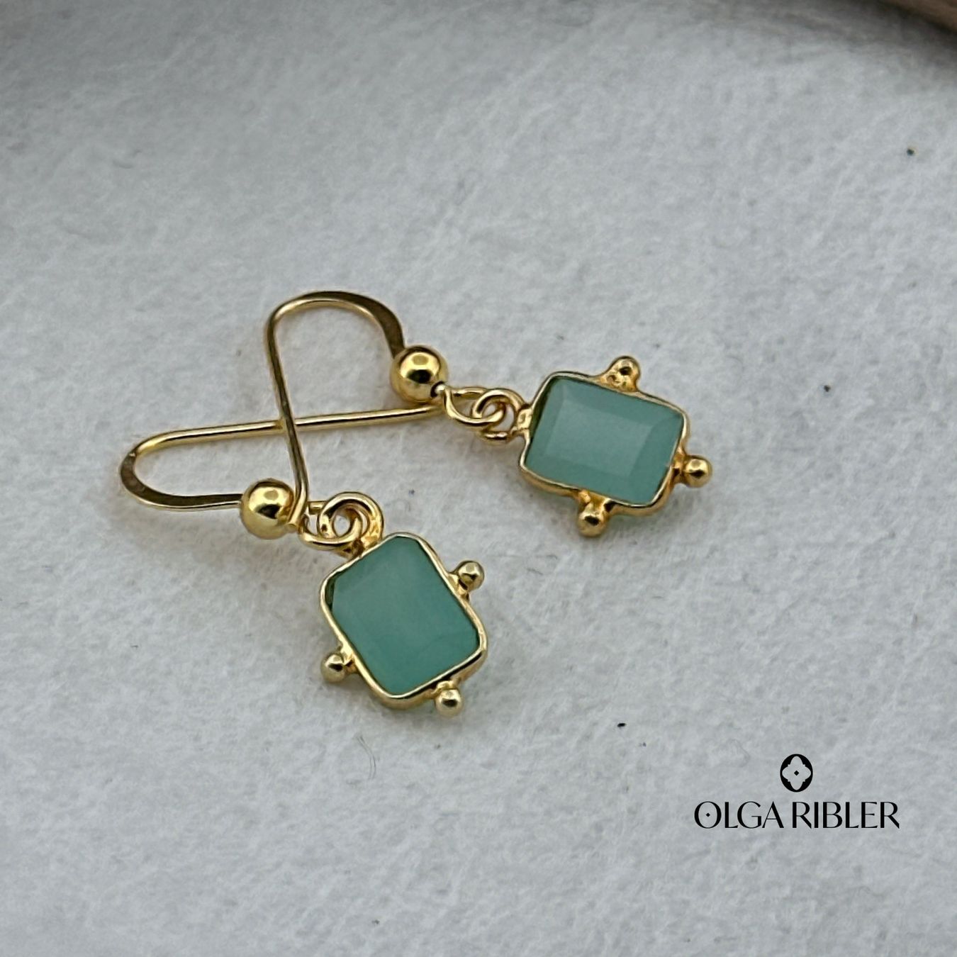Olga Ribler Ohrringe & -stecker: Sterling Silber 925 Ohrringe mit Amazonite – Neu (gemäss Beschreibung) aus Luzern von Schmuckoutlet 4
